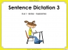 Sentence Dictation 3 - Year 1 Teaching Resources (slide 1/28)